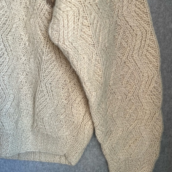 Just One Earth Sweater Mens Large Wool Blend - Picture 5 of 8